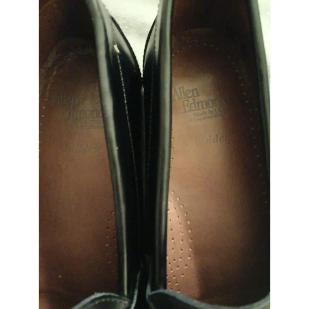 Allen Edmonds Walden Loafer Shoes Black Mens 10 42470